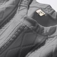thumbnail image 4 of RXIRUCGD Homme Couleur Unie Design Losange Sweat à Capuche Manches Longues, Gris, Taille : m, 4 of 8