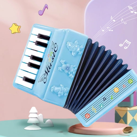 Jouet Instrument de Jeu d'Éveil Accordéon Électronique pour Enfants, Grand, Jouet d'Éveil Musical