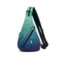 thumbnail image 1 of KL928 Canvas Sling Backpack for Men Women Floral Printed Crossbody Small Backpack, 1 of 1