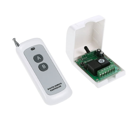 CUITING Smart Home 433Mhz 2CH Interrupteur de Télécommande Sans Fil Système de Relais et Télécommandes Longues 500M 1527