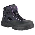 thumbnail image 1 of HOSS Women's 6" Lacy Composite Toe Waterproof Work Boot Black Buffalo Leather - 70120, 1 of 1