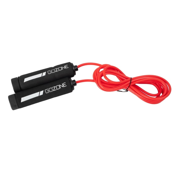 GoZone Comfort Handle Jump Rope – Red/Black