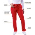 thumbnail image 3 of Adar Pro Sarraus pour Femmes - Pantalon de Sarrau Yoga à Jambe Étroite - P4100T - Pomme - 2X, 3 of 7