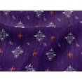thumbnail image 4 of oneOone Viscose Jersey Fabric Check Kasuri Print Sewing Fabric BTY 60 Inch Wide, 4 of 5