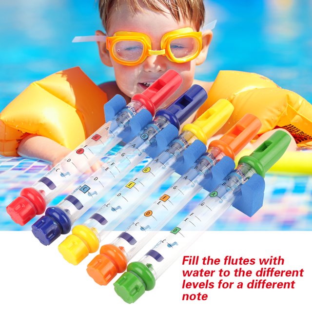 Flûtes à Eau, Flûtes à Eau pour Bébé, Colorées 5 Pcs/ensemble pour Enfants Garçons