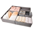 thumbnail image 2 of Ovzne Indoor Storage Box Card Storage Box 6-Piece Foldable Drawer Wardrobe Storage Box Drawer-Style Six-Piece Set Foldable Storage Box Makeup Bag Storage Bag On Clearance, 2 of 5