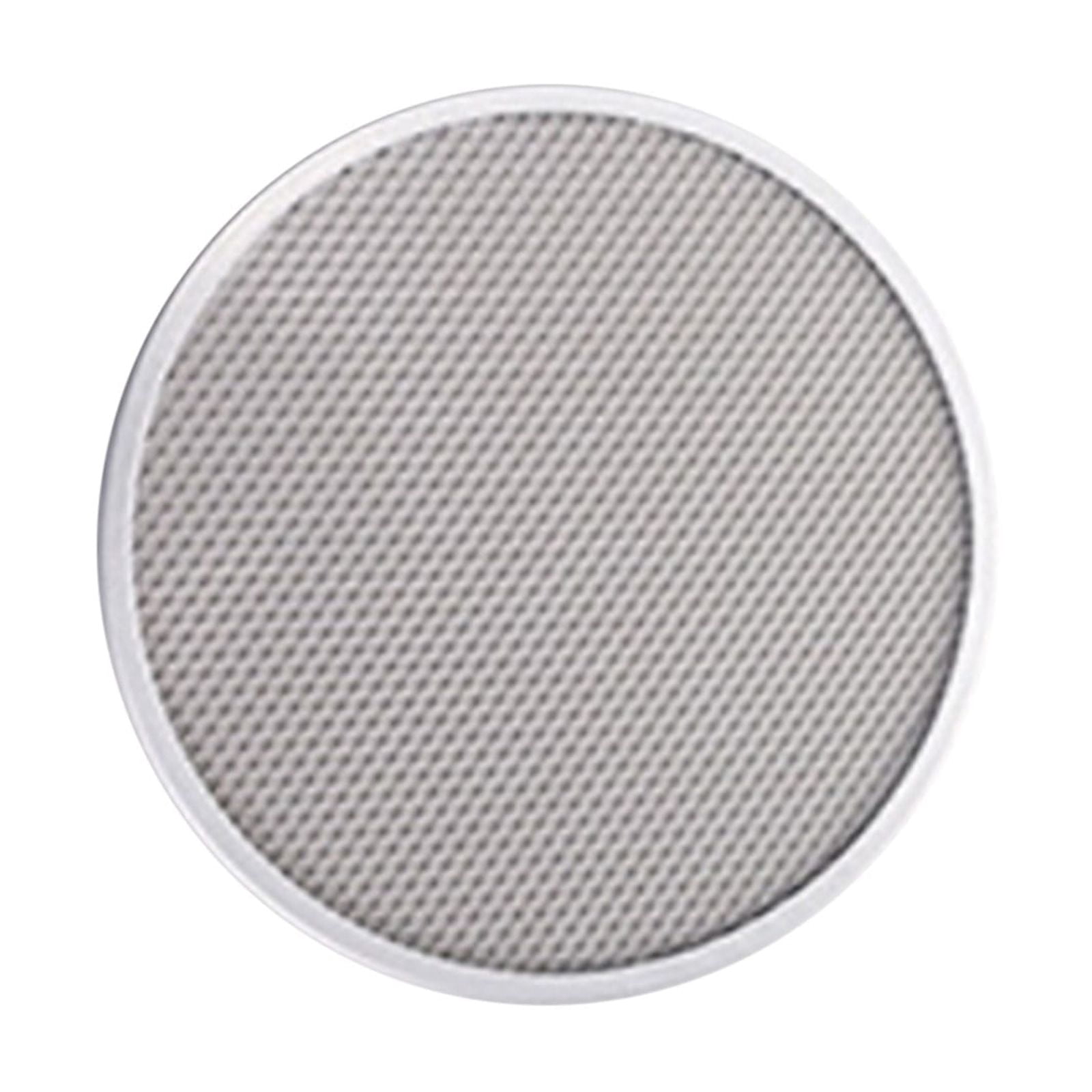 Binwennn Moule à Pizza Extra Grand Plaques de Cuisson en Acier Inoxydable Épaissi Moule à Pizza Perforé Forme Ronde Écran de Cuisson Idéal pour Pizzas
