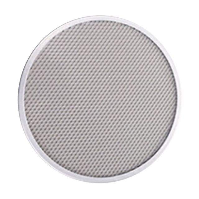 Binwennn Moule à Pizza Extra Grand Plaques de Cuisson en Acier Inoxydable Épaissi Moule à Pizza Perforé Forme Ronde Écran de Cuisson Idéal pour Pizzas