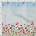 thumbnail image 2 of oneOone Cotton Silk Fabric Leaves & Flower Panel Print Sewing Fabric BTY 42 Inch Wide, 2 of 3