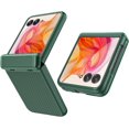 thumbnail image 1 of KOMI for Motorola razr+ 2024 case with Hinge Protection,Built-in External Screen Protector,for Moto Razr Plus 2024/razr 50ultra (External Screen 4″) Slim Shock Absorbing Case (Green, Razr+ （2024)), 1 of 5