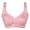 pink, variant on Best Bras for Women Fashion Printed Bra Wire Free Underwear One-Piece Bra Everyday Underwear Polyester Push Up Bras for Women