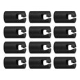 thumbnail image 4 of DYNWAVECA Trampoline Enclosure Pole Caps Protective Cover Waterproof Sturdy Replacement Repair Trampoline Shell Rod Cap for Home Garden Black 12pcs, 4 of 10