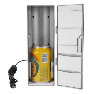TOPINCN Compact Mini USB Fridge Freezer Cans Drink Beer Cooler Warmer Travel Car Office Use, Mini Fridge, Mini Fridge Freezer