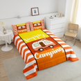 thumbnail image 4 of Erosebridal Happy Camping Bedding Twin Comforter Set,Camper RV Car Down Comforter,Stripes Bedroom Decor,Reversible,Lightweight,2-Piece, 4 of 7