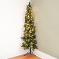 thumbnail image 2 of Home Heritage Corner 5 Foot 100 LED Pre-Lit Artificial Christmas Tree, Green, 2 of 9