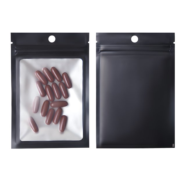 Aspire 100 Sacs Refermables en Mylar avec Fenêtre Transparente