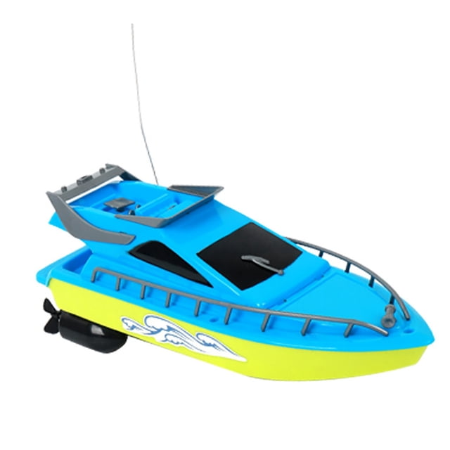 Kids Mini RC Boat 2.4GHz 4 Channels High Speed Racing Boat Toy Electric Boat Toy