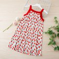 thumbnail image 4 of Zwiiyzr 2025 Robe de Nuit Douce pour Fille 3-10 Ans Sans Manches à Bretelles Spaghetti Pyjama Robe pour Enfants Tenue de Nuit Rouge, 4 of 4