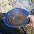 thumbnail image 2 of ASR Outdoor 10 inch Gold Pan with Dual Riffles for Gold Prospecting, Blue, 2 of 4