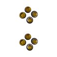 thumbnail image 1 of Baohd 1/2/3/5 RC Wheel Rim Tires Reliable and High-Performance for Wltoys K969 K989 P929 128 Scale Buggy Hobby Yellow 2PCS, 1 of 1