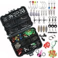 thumbnail image 4 of Fishing Tackle Box with Tackle Included 188Pc Fishing Accessories Kit Set with Tackle Box Pliers Jig-Hooks Swivels Fishing Box with Tackle Included Fishing Accessories Tackle Box, 4 of 9