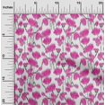 thumbnail image 1 of oneOone Viscose Jersey Fabric Floral Ikat Print Fabric BTY 60 Inch Wide, 1 of 1