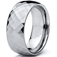 thumbnail image 2 of 8MM Men's Multi-faceted Tungsten Carbide Ring size 11.5, 2 of 4
