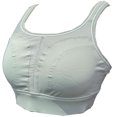 thumbnail image 5 of BIMEI Soutien-Gorge de Sport à Poche pour Mastectomie pour Femmes, Maintien Élevé, Bonnets Moulés Fixes, Bretelles Spaghetti Ajustables, Course Yoga,902,Vert,3TG, 5 of 5