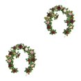 thumbnail image 3 of Wweixi Add Touch Of Beauty With Artificial Rose For Any Occasion Backdrop Arch Flowers Cloth Artificial Flowers Low Maintenance red 2Set, 3 of 6