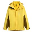 thumbnail image 1 of RKSTN Jackets for Men Fashion Fallow Three-In-One Two-Piece Outdoor Jacket Long Sleeved Coat Fall and Winter Long Sleeve Jacket Coats, 1 of 2