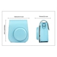 thumbnail image 3 of Leutsin Instant Camera Case For Instax Mini 11 Leather Bag Solid Color Protective Case, 3 of 3