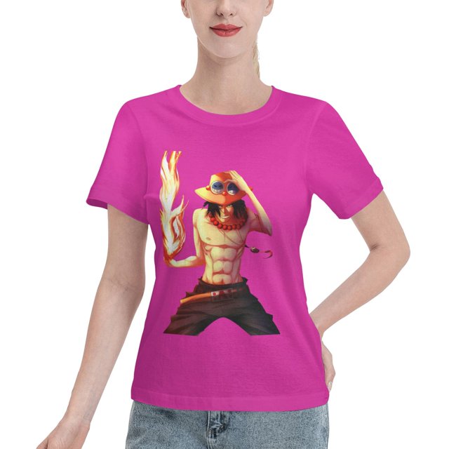 Women's Basic Short Sleeve T-Shirt One Piece Ace