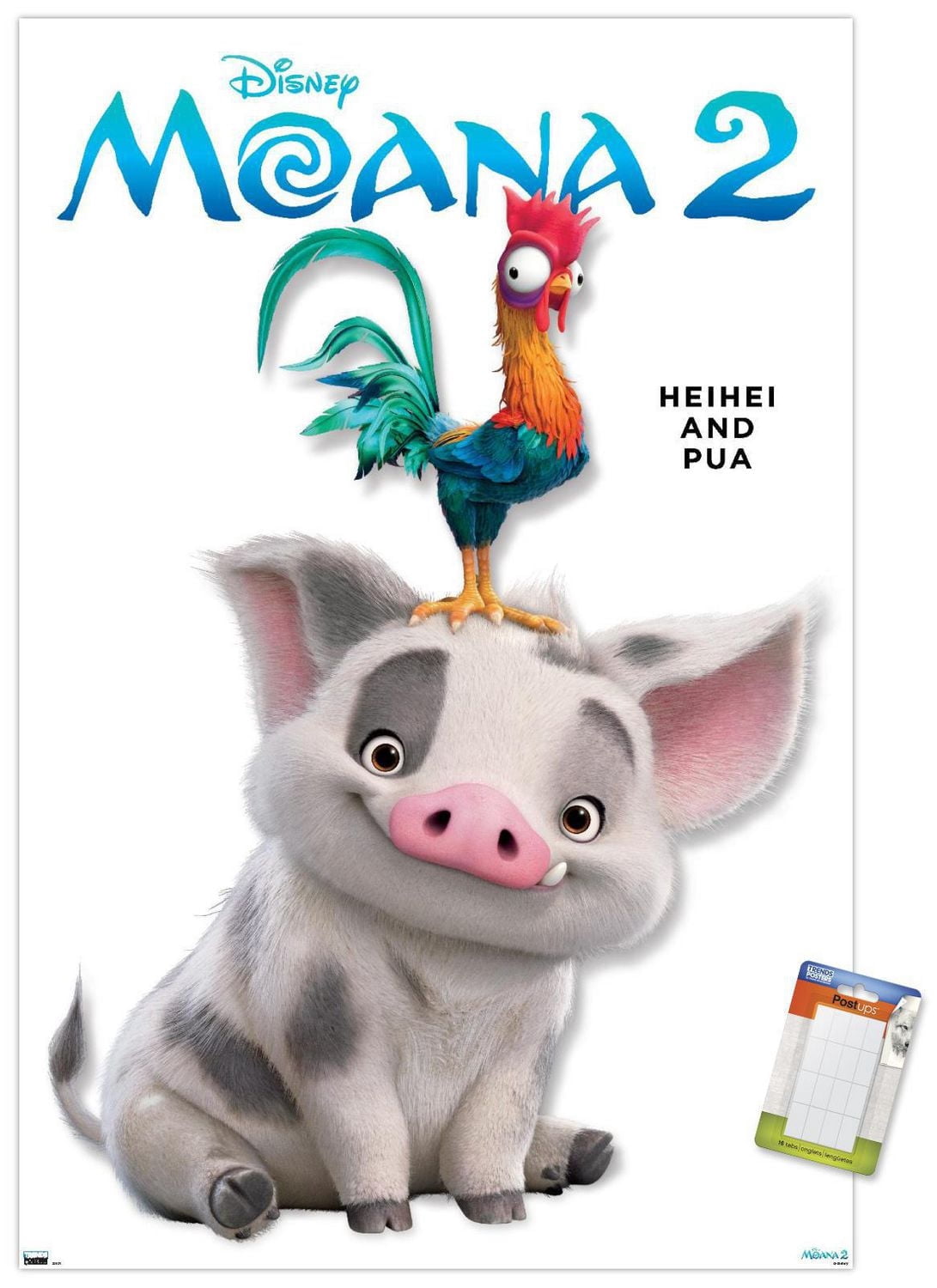 Disney Moana 2 - Série de longs métrages Heihei et Pua