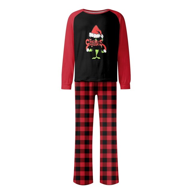 Pyjamas de Noël Assortis pour Hommes Ensembles de Pyjamas de Vacances pour la Famille