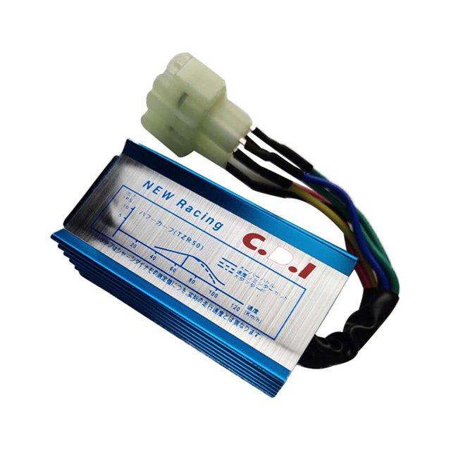 stanreset Allumeur Démarreur Module à 6 Broches Boîte d'Allumage Accessoires Durables Pièces de Réparation Remplacement pour Course GY6 VTT 150cc-250cc pour AC Type 1 Type 4