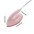 thumbnail image 3 of ZZkhGO Mini Handheld Iron, Portable Garment Clothes Steamer, Compact Travel Ironing Tool for Home Dormitory, 3 of 6