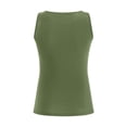 thumbnail image 4 of MIASHUI Ensemble de Tankini pour Femme Haut de Bikini avec Short de Bain Tenue de Plage et de Piscine Vert Armée,P, 4 of 5
