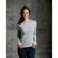 thumbnail image 2 of Bella Canvas Womens Jersey Long Sleeve Tee, M, Red, 2 of 2