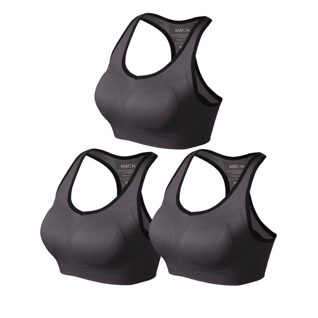 Matchstick Women's Wirefree Yoga Sports Bra,