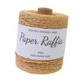 thumbnail image 4 of Rongfmy Raffia Paper Yarn 1.5 mm Thick for Crocheting Bags Nesting Basket Summer Hat Light Coffee, 4 of 9