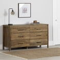 thumbnail image 1 of South Shore Gravity 6-Drawer Dresser for Adult, in Natural Mango, 1 of 13