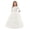 WH170, variant on EGNMCR Sleeveless Round-Neck Dress Kids Girls Vintage Flower Lace 3/4 Sleeves Formal Wedding Party Dance Dress Girl Dress