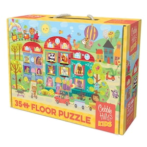 Cobble Hill Kids 35 Piece Floor Puzzle - Friendly Neighbors - for Ages 3 and up