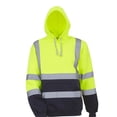 thumbnail image 1 of Rbaofujie Chandail à Col Rond pour Homme Haut de Sport pour Homme à Capuche Réfléchissant à Lacets Chandail Patchwork Chandails à Capuche Chrétiens, 1 of 6