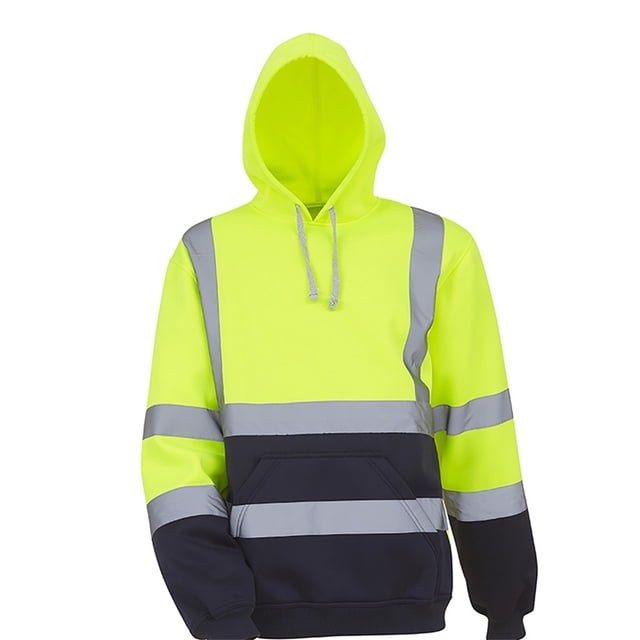 Rbaofujie Chandail à Col Rond pour Homme Haut de Sport pour Homme à Capuche Réfléchissant à Lacets Chandail Patchwork Chandails à Capuche Chrétiens