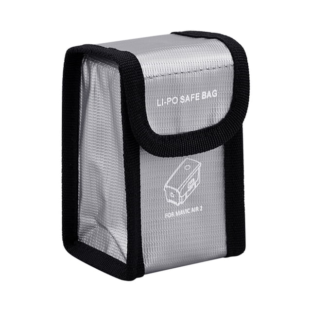 Dvkptbk Sac Protecteur Antidéflagrant pour Batterie LiPo Safe pour DJI Air 2S, Sac de Rangement pour Batterie de Drone