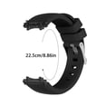 thumbnail image 2 of Color Texture Silicone Watch Band with Connector Durable Stylish Universal Fit, 2 of 3