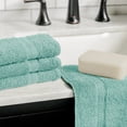 thumbnail image 5 of Mainstays Basics 8pk Washcloth Set, Teal, 5 of 5