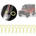 thumbnail image 4 of Ymiko RC Shell Clips Pins,RC Body Clips,10Pcs 8.3MM RC Car Shell Clip R‑Shape Metal Body Clips Pins for 1/5 1/6 1/8 1/10 RC Car, 4 of 8