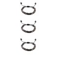 thumbnail image 3 of Decodeary Stackable Collection Bracelet For Men And Women Natural Gemstones Beads Minimalist Bracelet For Women Beads Bracelet Black dragon pattern 3Set, 3 of 6